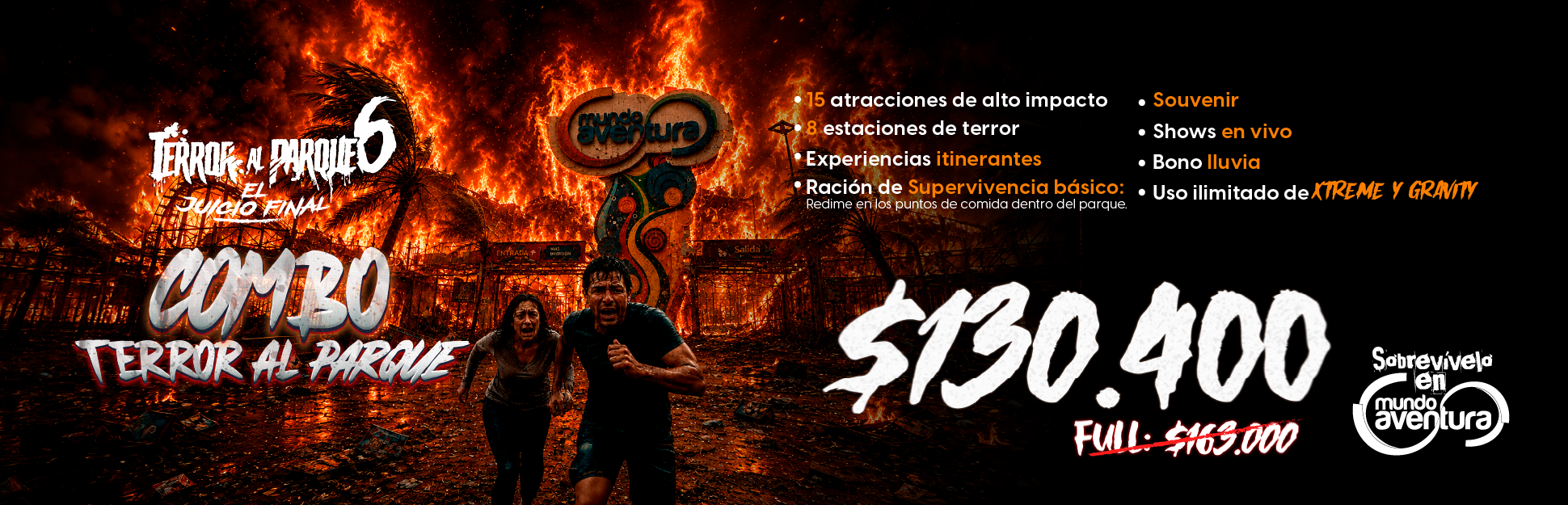 Combo Terror al Parque